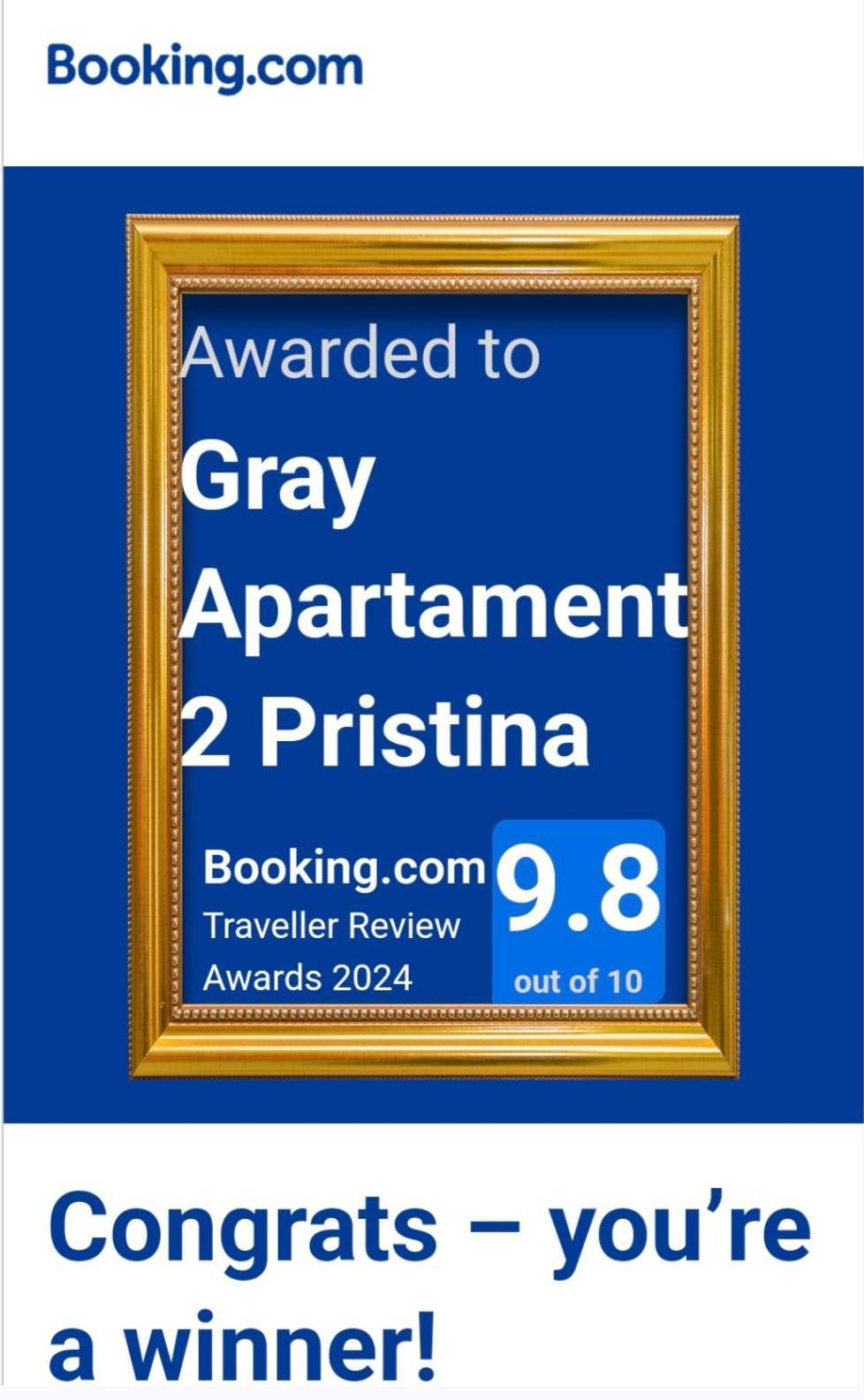 Gray Apartament 2 พริสตีนา ภายนอก รูปภาพ